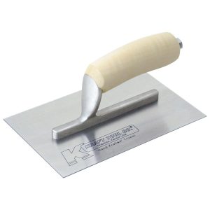 Kraft Tool Co 8 In. x 3 In. Carbon Steel Midget Trowel with Wood Handle