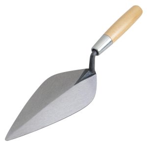 Kraft Tool Co 11 In. Narrow London Brick Trowel with Wood Handle