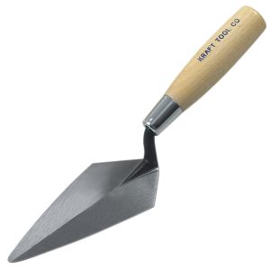 Kraft Tool Co 6 In. x 2-3/4 In. Pointing Trowel with Wood Handle