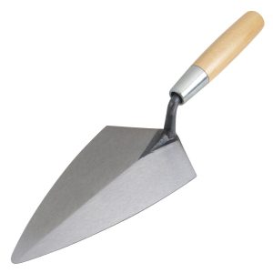 Kraft Tool Co 10 In. Philadelphia Brick Trowel with Wood Handle